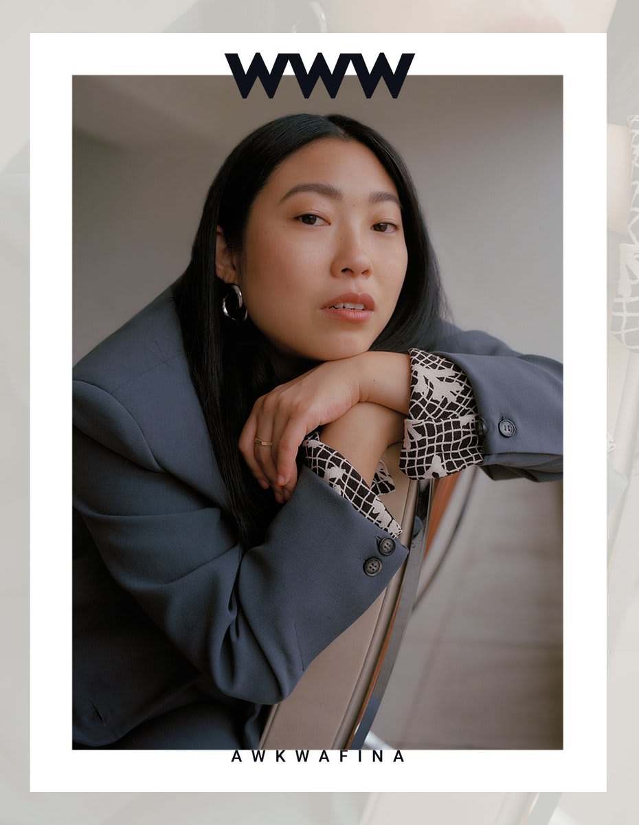 @Awkwafina is the moment (whether she likes it or not). This month, she stars in Marvel's long-awaited @shangchi, the first film in the MCU whose lead is an Asian superhero. We talk representation, confidence in fashion, and more in our September story: