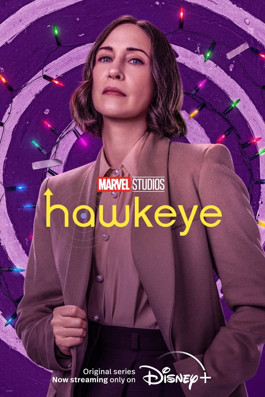 Eleanor Bishop official character poster in Hawkeye series.