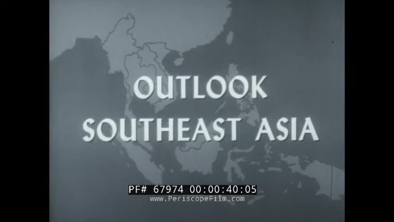 1968 "OUTLOOK SOUTHEAST ASIA" VIETNAM WAR ERA ANTI-COMMUNIST FILM 67974