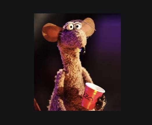 Joel: He looks like one of Henson’s rats. Servo & Crow: [Laughs.] Jim Henson (1936-1990) was a puppeteer and creator of the Muppets, the half-puppet, half-marionette creatures who appeared on Sesame Street and The Muppet Show. One was Rizzo the Rat. MST3K 322: Master Ninja I