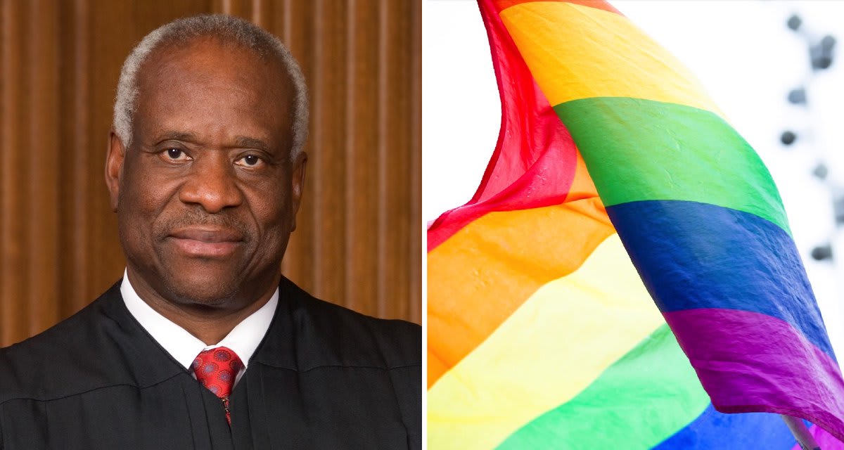 After overturning RoeVsWade US Supreme Court Justice Clarence Thomas has said that the Court's rulings on gay marriage and relationships should also be 'reconsidered'. Read more ➡️