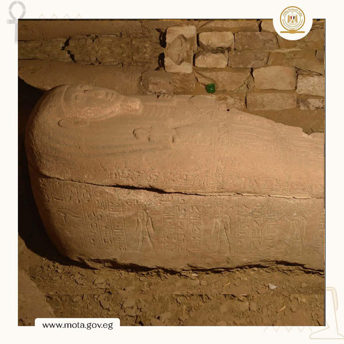 At the Egyptian necropolis of Saqqara, archaeologists have discovered the sarcophagus of Ptah-M-Wia, a government official during the reign of Ramesses II (r. ca. 1279–1213 B.C.).