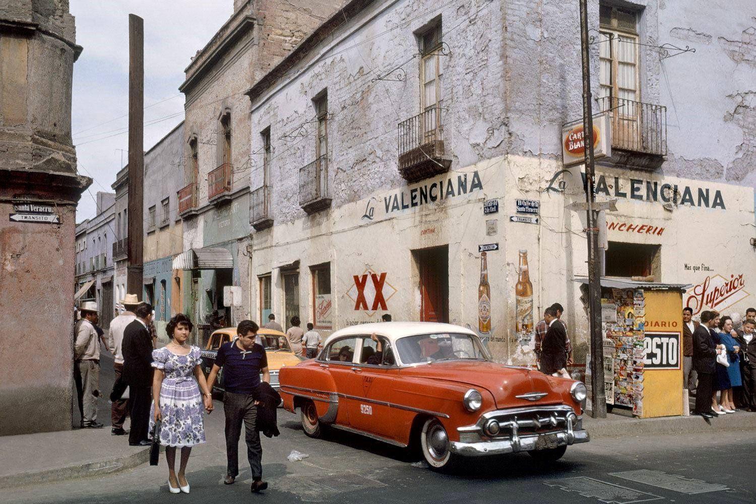 Spring day in Mexico City, 1963. Photographed by Fred Herzog.