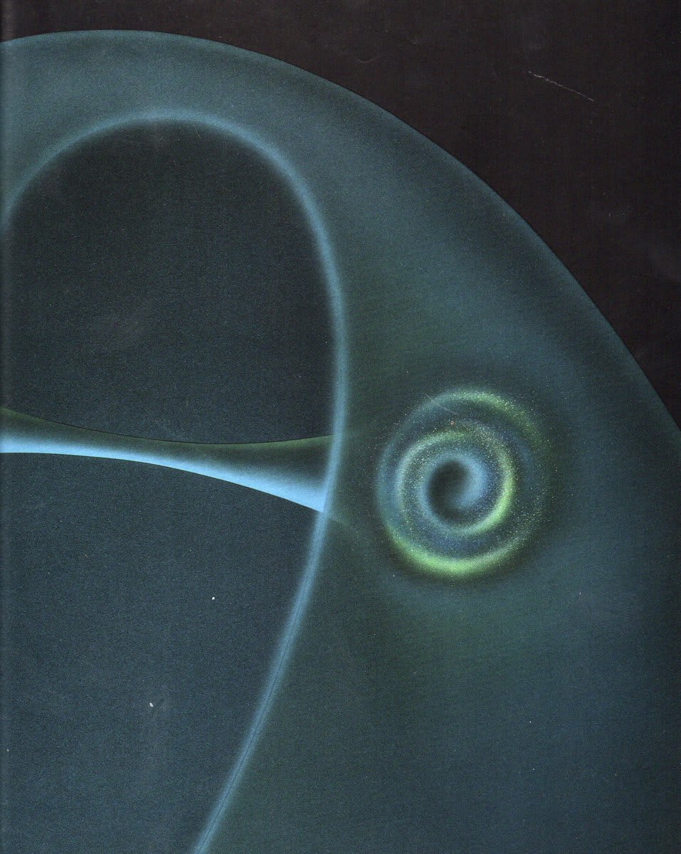 Science meets art. Worm Hole airbrush illustrations by Matt McMullen from Cosmic Mysteries (Time Life, 1988)