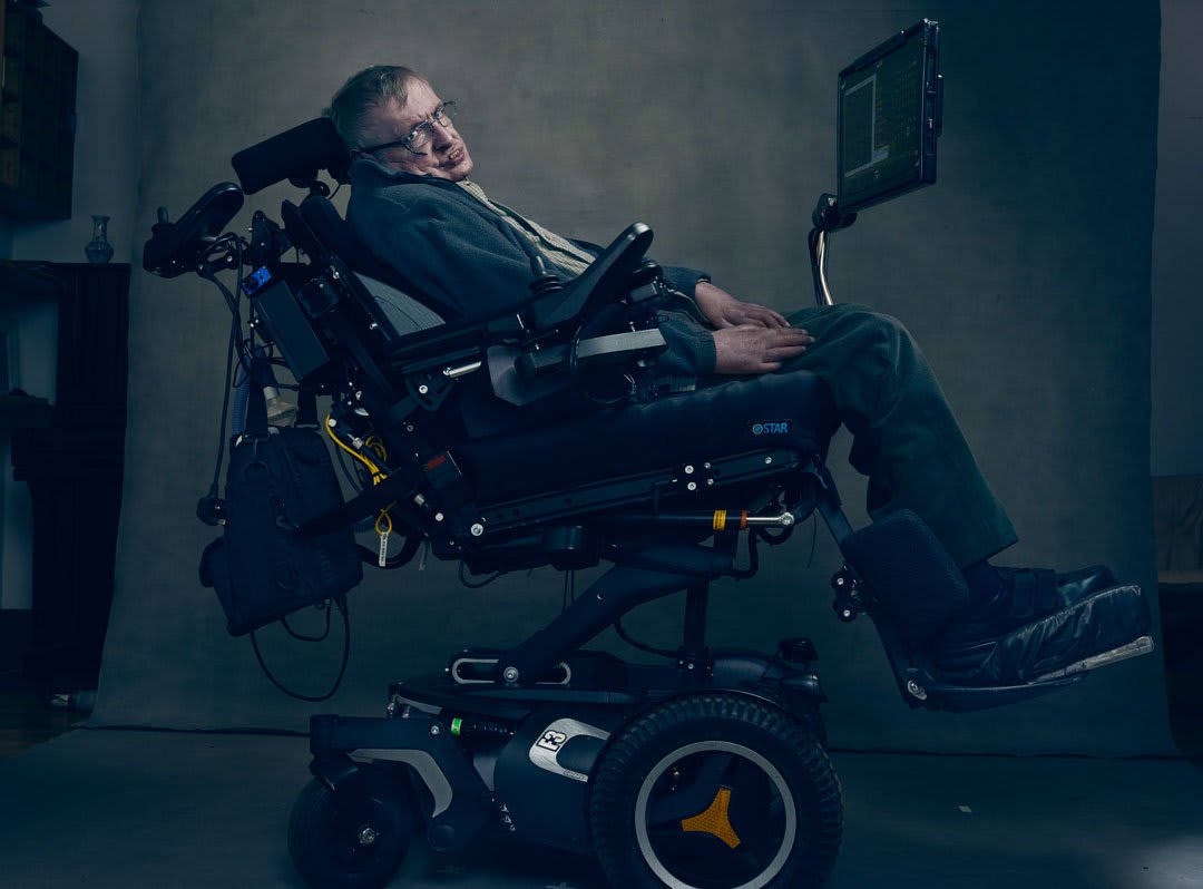 "This photograph said everything I wanted to say about looking at this mind" Annie Leibovitz on photographing the late Professor Stephen Hawking