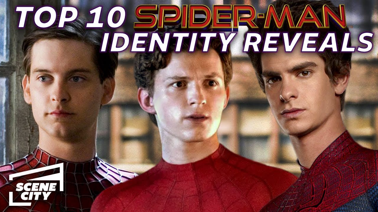 Top 10 Spider-Man Secret Identity Reveals | EVERY Live Action Spider-Man Film