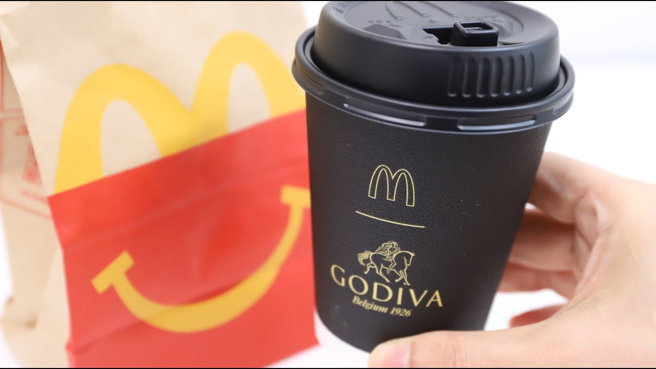 McDonald's and Godiva Collaboration Hot Chocolate Rich Chocolate Tastes