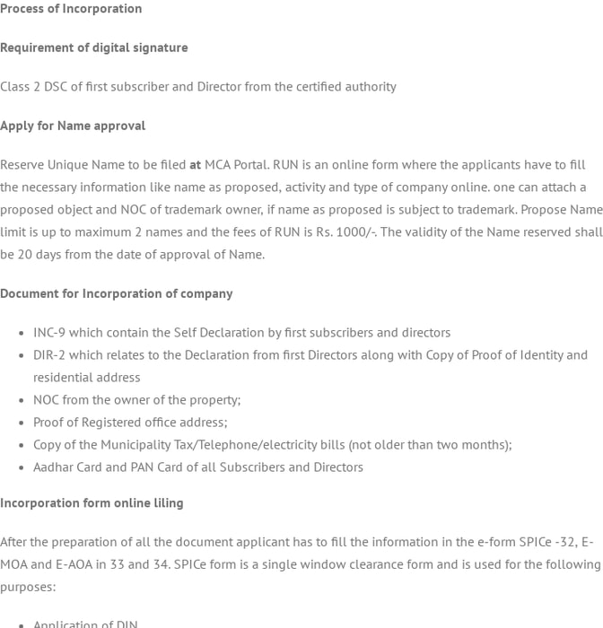 Mix Private Company Registration In Delhi Benefit Compliances