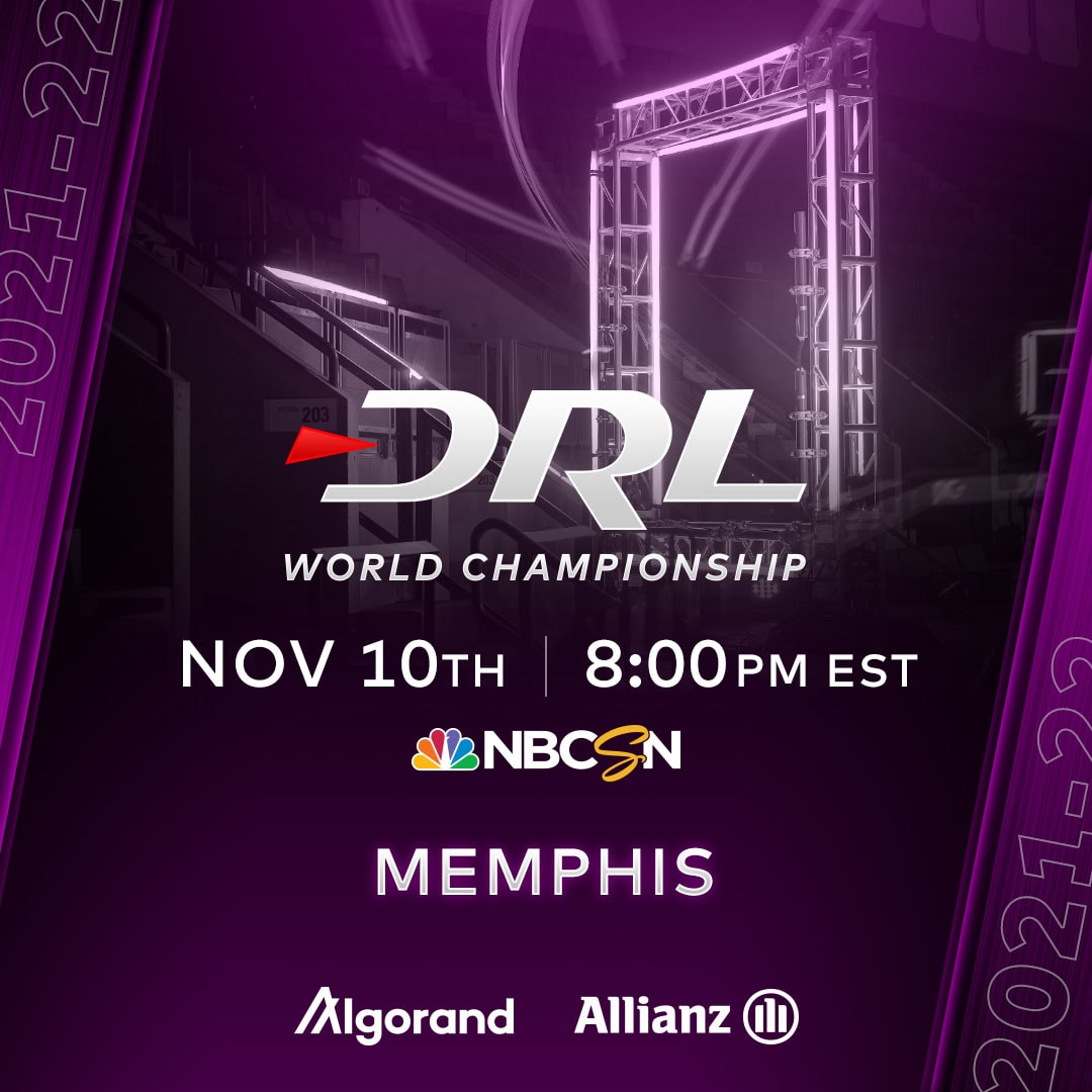 The Drone Racing League World Championship continues Tonight at 8pm ET on NBCSN. Watch the top 12 drone racing pilots in the world battle it out in Memphis at