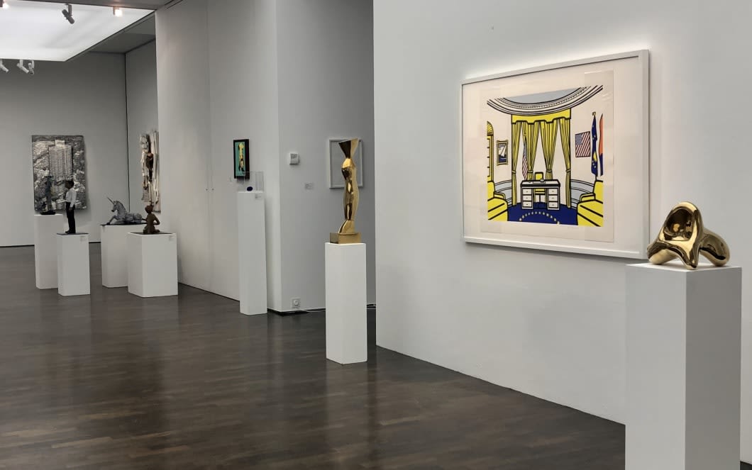 From Warhol and Lichtenstein to Halley and Förg, @Galerie_Thomas' current exhibition, 'Shaping Contemporary Art,' is a must-see. But hurry! The show closes February 27: