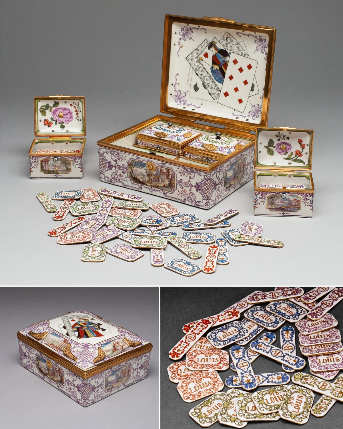 With its liberal use of gold and diamonds, this extravagant 18th-century gaming box ranks among the most exceptional works of art produced by the Du Paquier Porcelain Manufactory during its short twenty-five-year existence—#NowOnView in European Art.