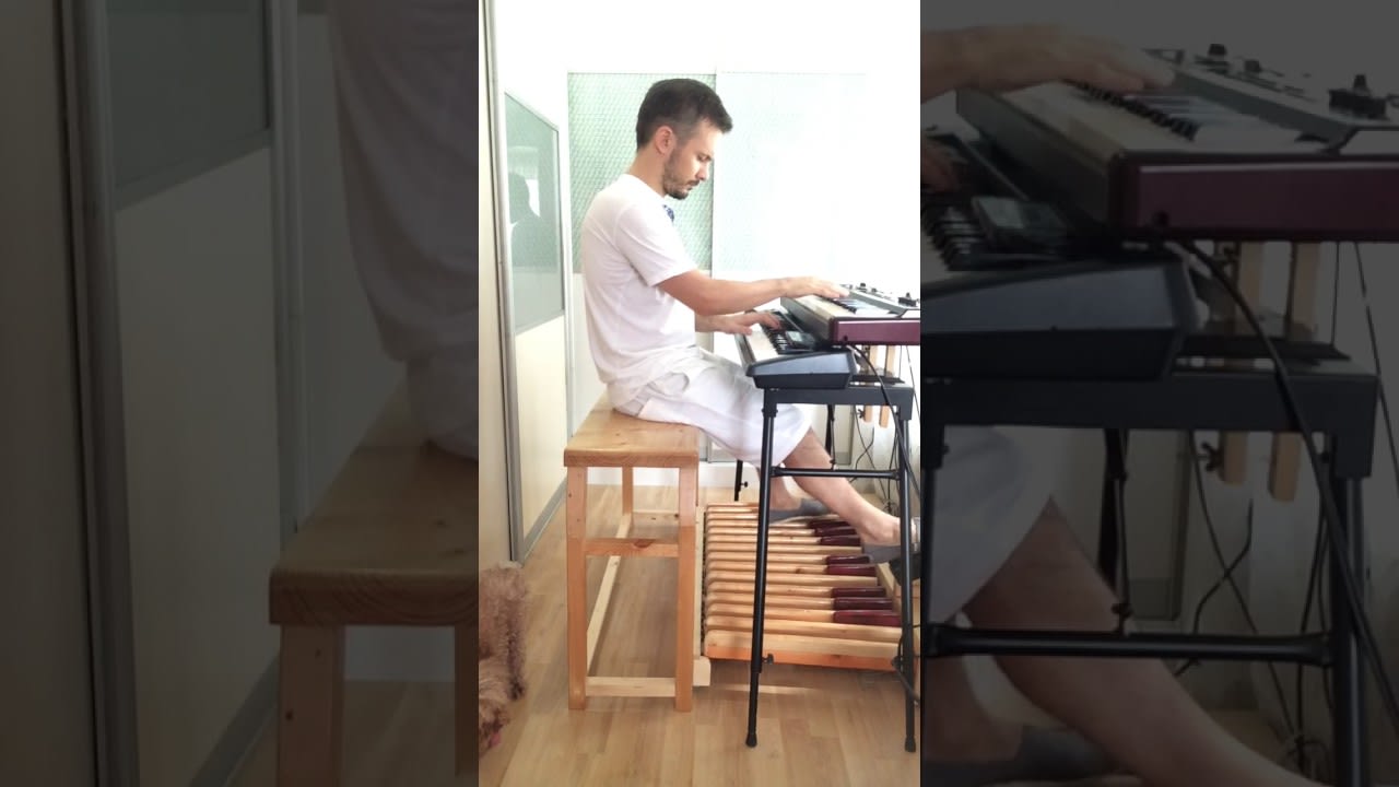 Watch this guy shred Giant Steps on his organ setup, walking foot bass included at no extra charge.