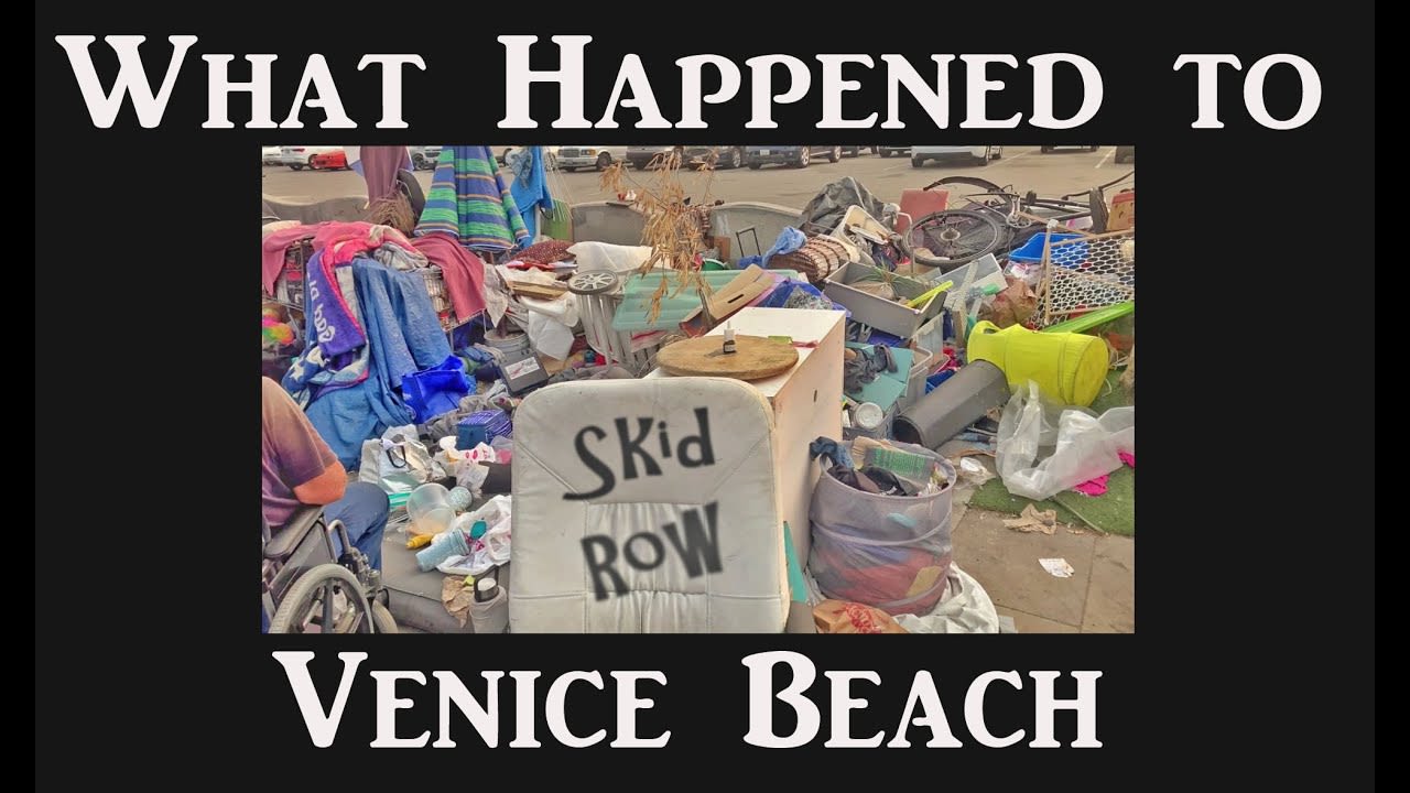Venice Beach, California has become the States latest homeless hotspot, with encampments now directly on the Sand.