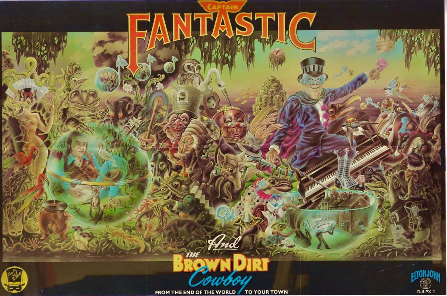 Elton John- “Captain Fantastic And The Brown Dirt Cowboy” (Full Artwork) (1975)