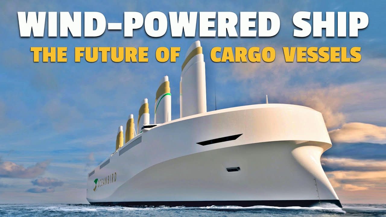 Wind Powered Ship That Cuts Emissions By 90%