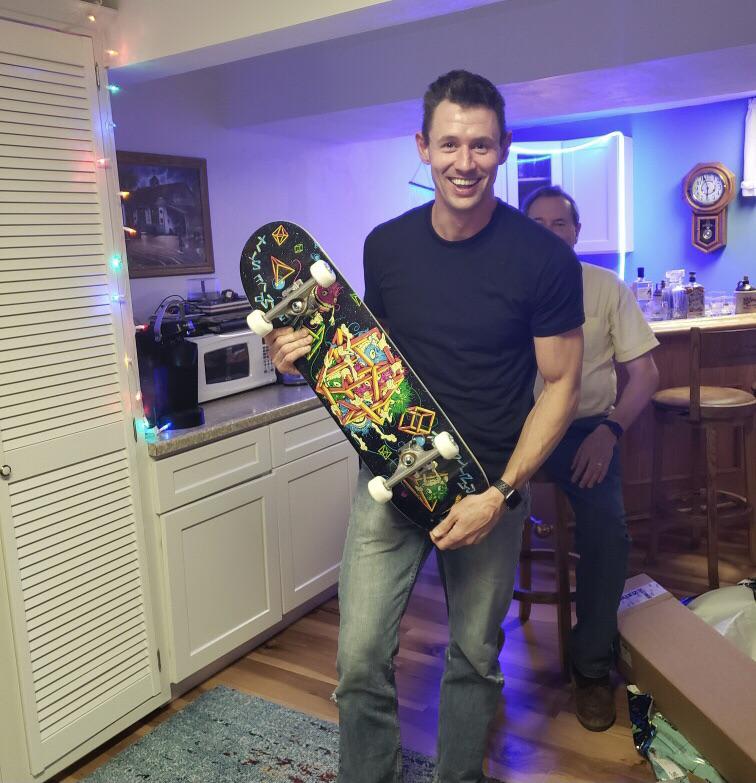 Always asked for a skateboard as a kid. My parents said not until I'm 35. Today they delivered.