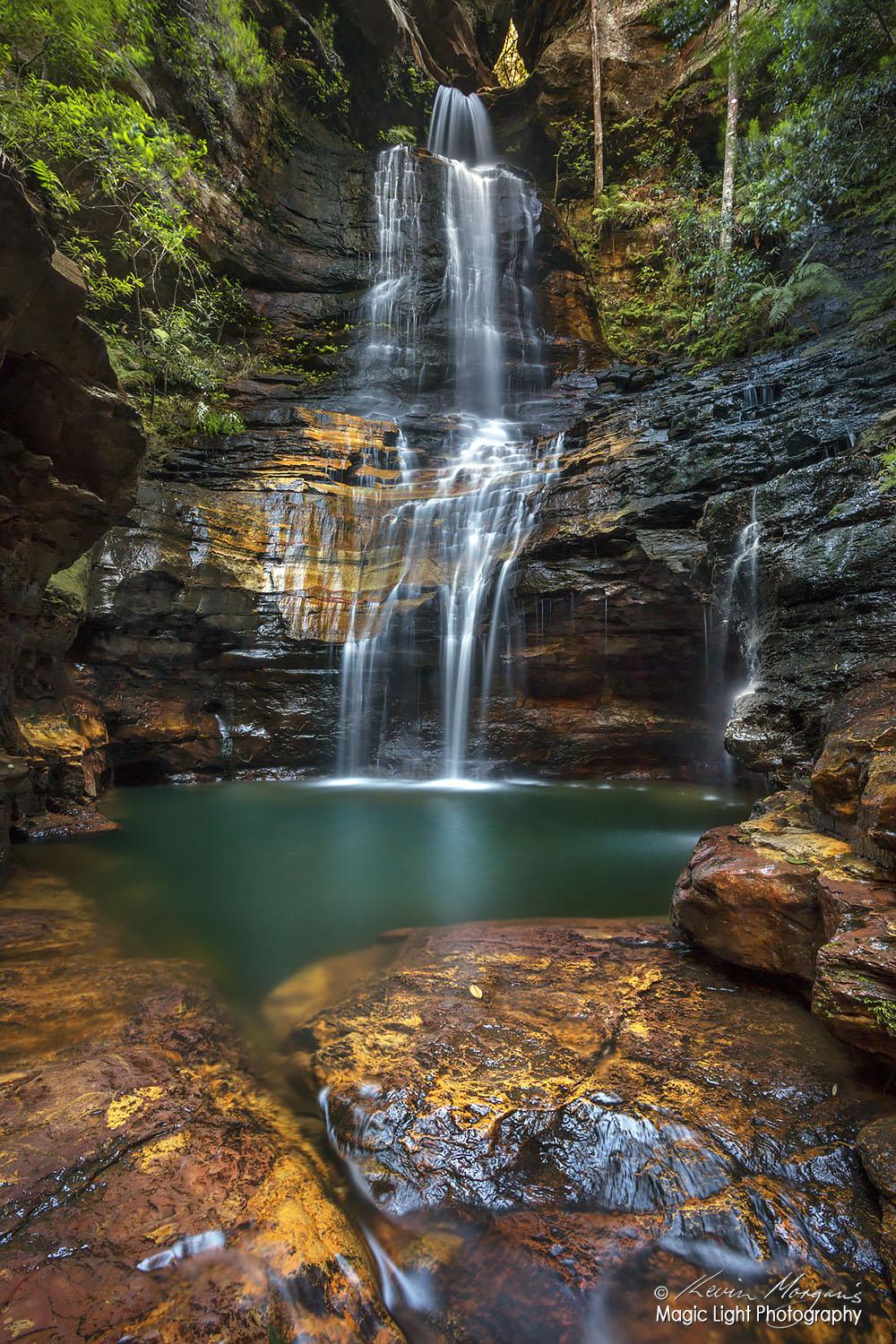 The stunning Empress Falls in The Valley Of The Waters in the Blue Mountains, New South Wales, Australia. Taken in early July of this year.