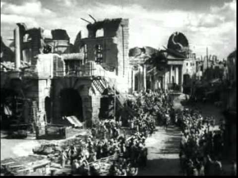 H.G.Wells' Things to Come; a preWW2 look to the future, from aerial bombing to underground cities, sky forts and space cannons this film has it all.