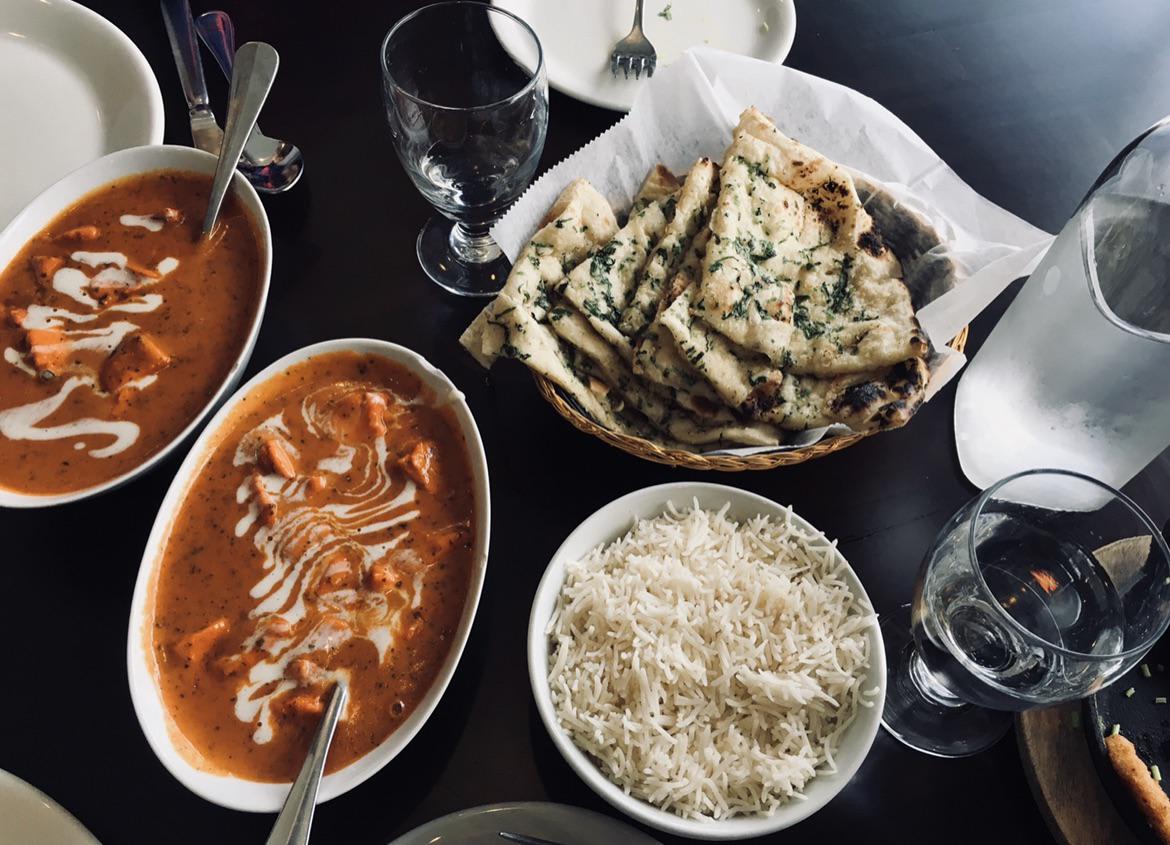 [I ate] Chicken Tikka Masala with Garlic Naan