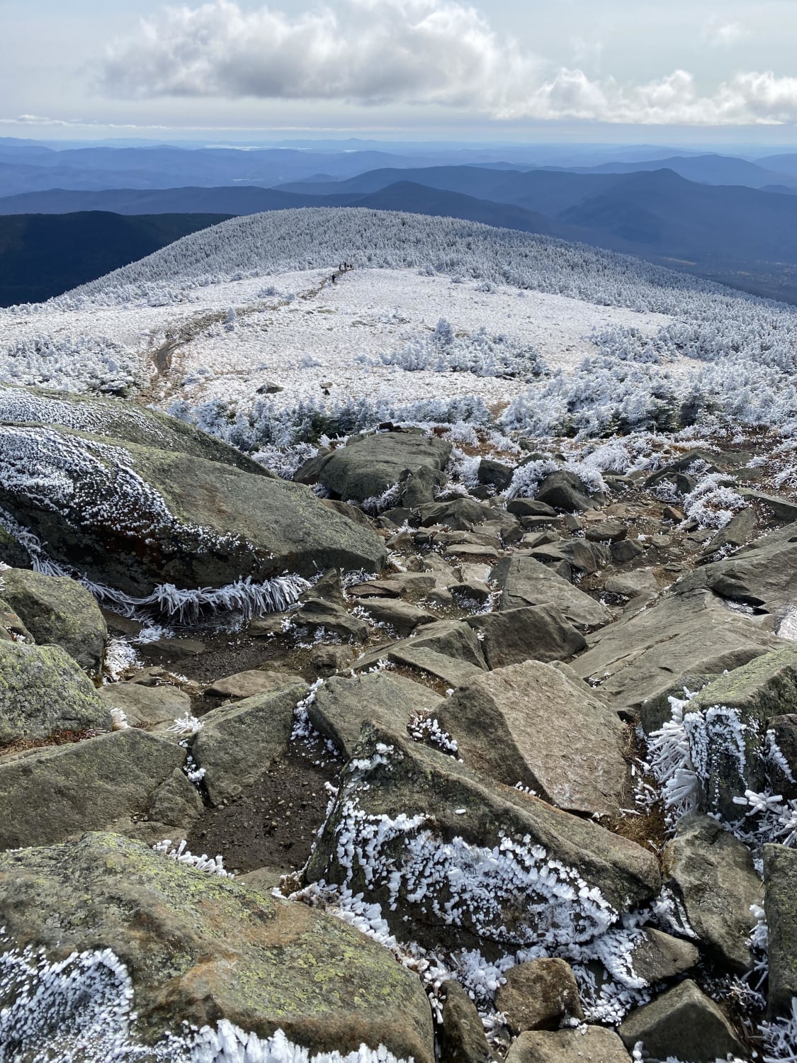 A rime ice wonderland this weekend on top of Mt Moosilauke, White Mountains, New Hampshire