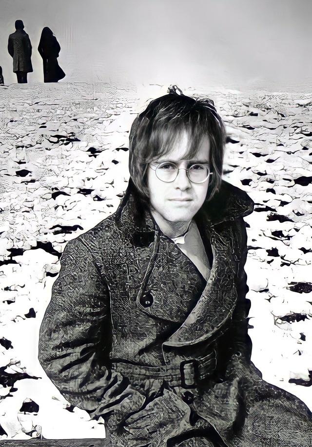 A young Elton John, 1969.