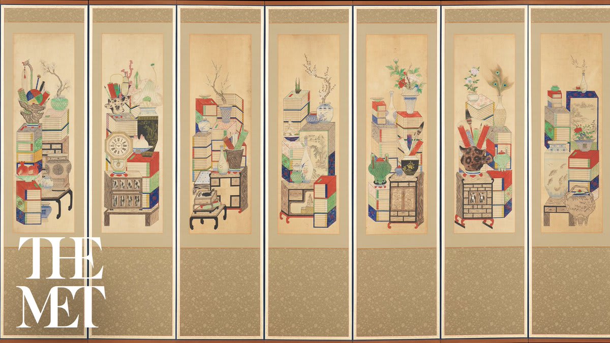 Happening now! Join Met curator Eleanor Soo-ah Hyun to explore Korean munbangdo (sometimes called chaekgeori) still-life paintings in this week's episode of Insider Insights. ⬇️ Watch on Facebook https://t.co/WWMm9sqqzu ⬇️ Watch on YouTube