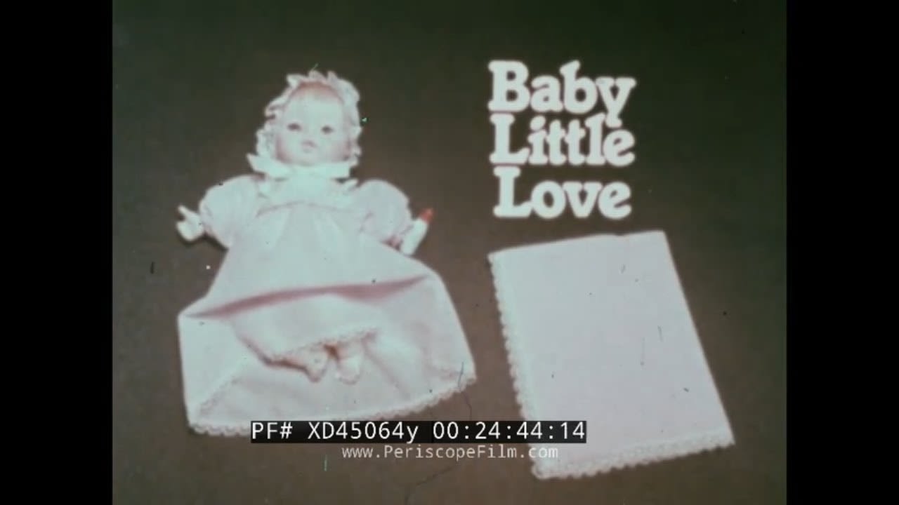 BABY LITTLE LOVE PUPPET DOLL 1970s TV COMMERCIAL XD45064y