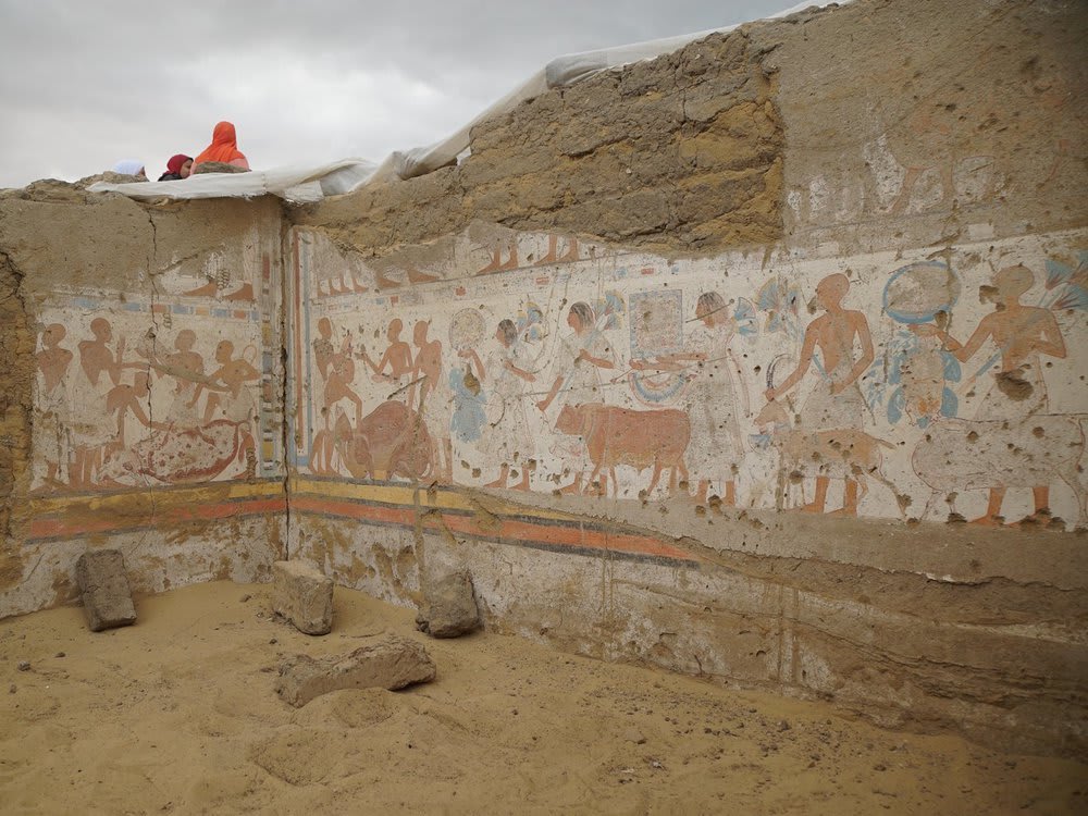 Tomb of Ramses II’s Treasurer Unearthed at Saqqara Necropolis.