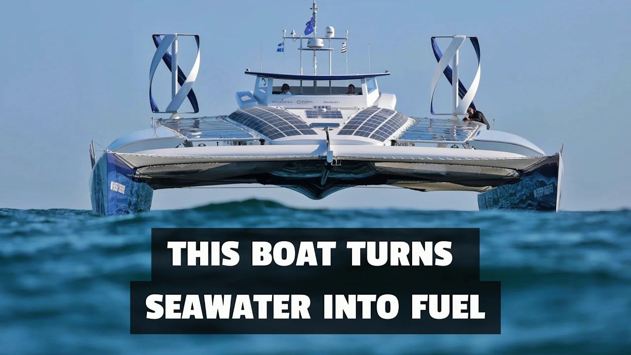 The World's First Hydrogen Boat That Makes Its Own Fuel