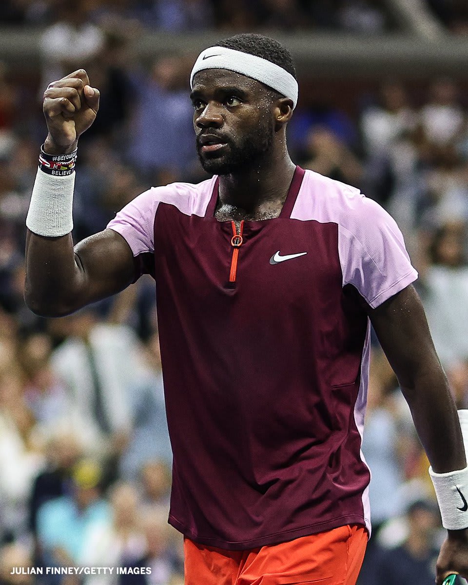 What a run for Frances Tiafoe 🙌 ➤ First Black American man to reach semifinals since Arthur Ashe ➤ First man to win 8 tiebreakers in a single US Open since 1970 ➤ Last American standing @FTiafoe |