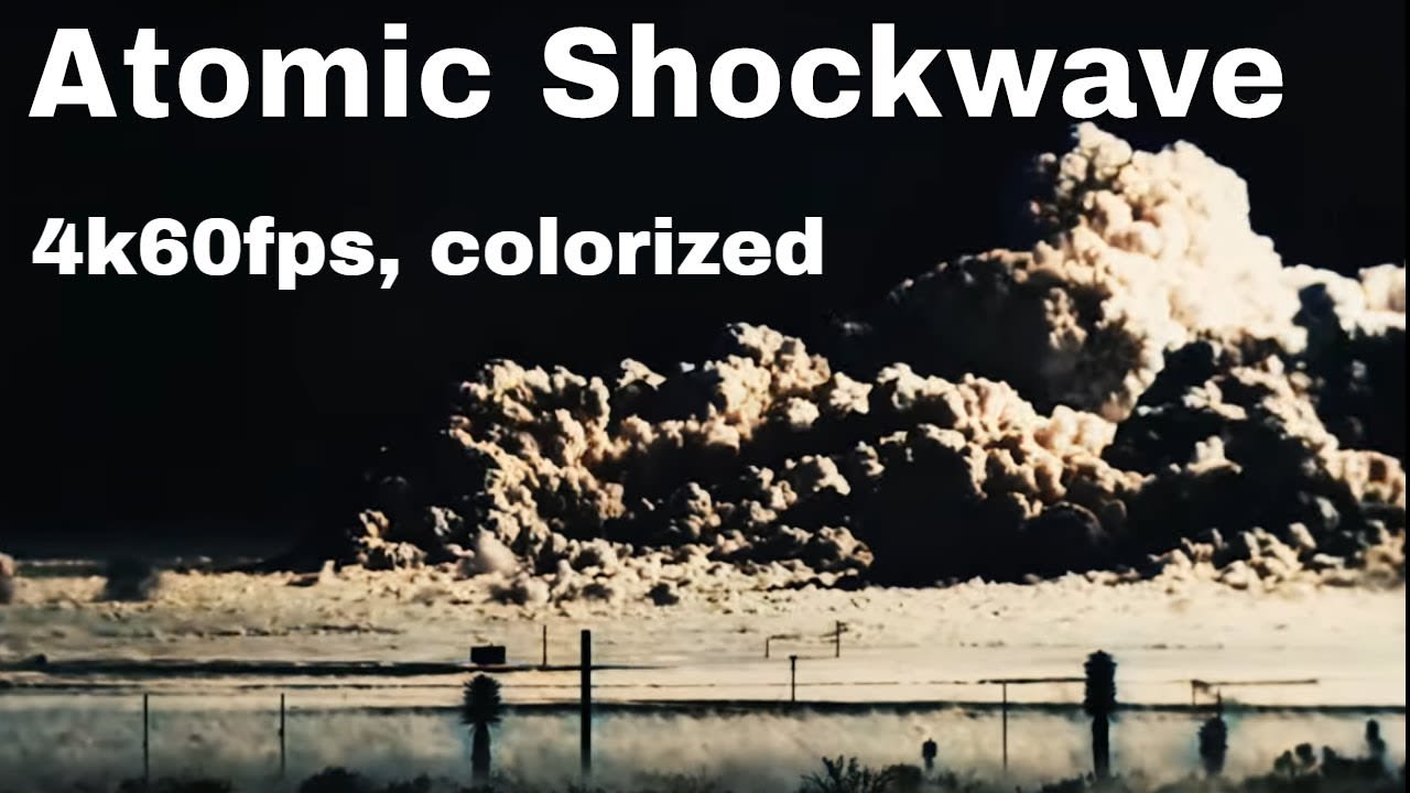 I have interpolated the 1953 atomic cannon test to 120fps using dain-app to make the shockwave smooth in slow-motion. Now the footage is 4k 60fps, upscaled with gigapixel ai and colorized with deoldify. I thought you guys might like it.
