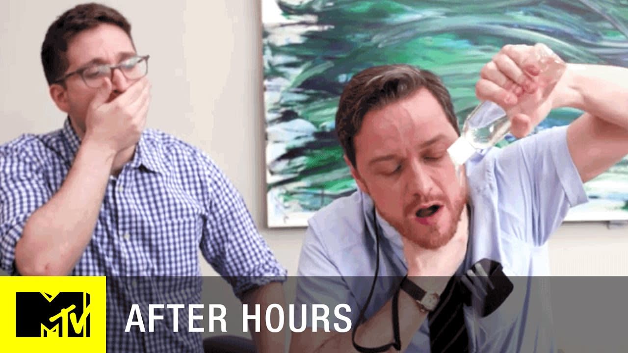 Office Erotic Asphyxiation w/ James McAvoy | After Hours | MTV