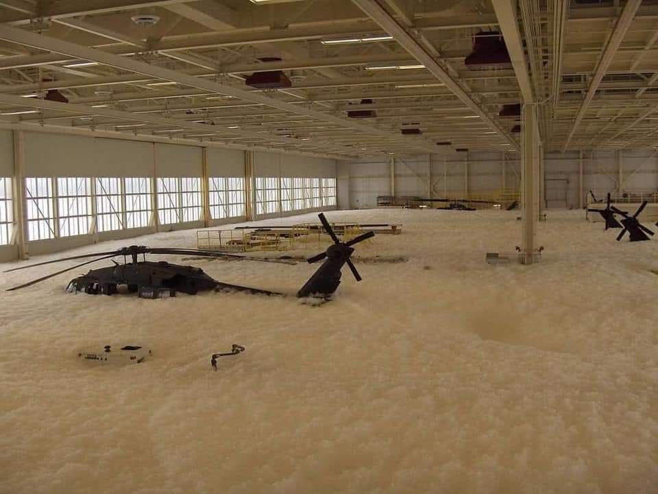 Maybe you're having a bad day, but I'm pretty sure you're not having a "tell your boss you set off the fire suppression system at the Minnesota National Guard hangar and foamed all 10 aircraft." kinda bad day...