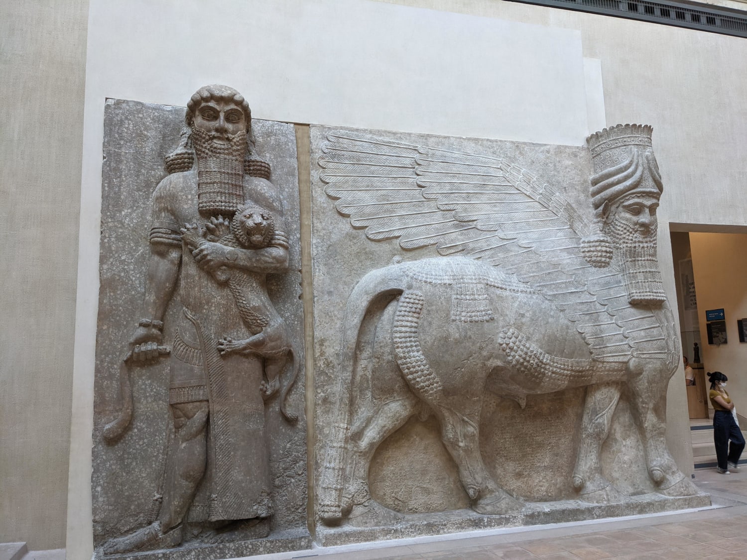 The size of these Near East reliefs in the Louvre is insane