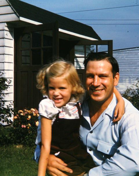 My grandpa Harry and my Aunt June, 1958, I love their smiles. I never met my grandpa Harry, but I love him and wish I had.