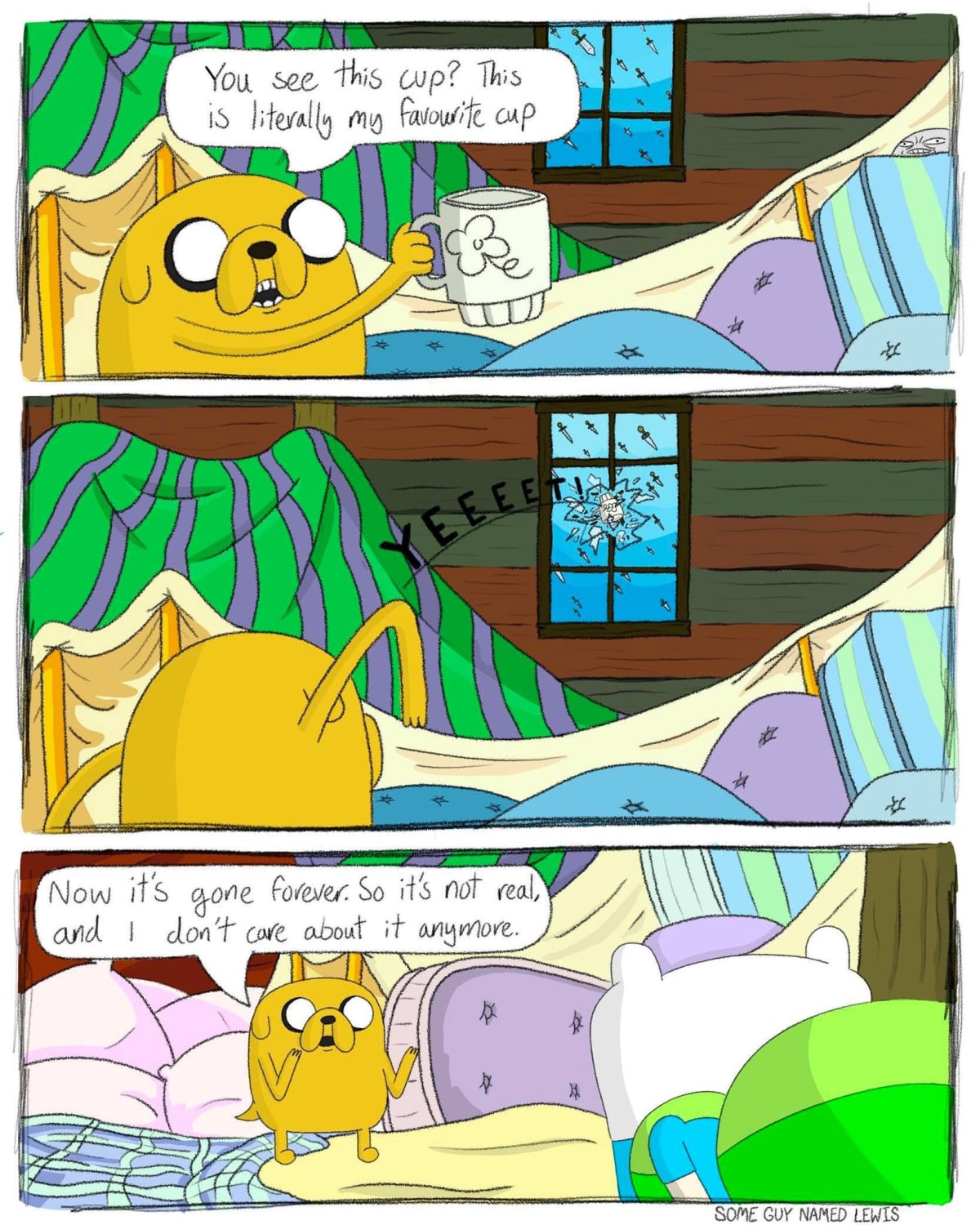 Made a comic strip out of one of my favourite Adventure Time moments