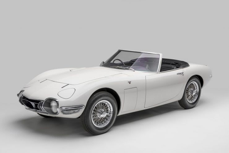 Toyota 2000 GT Roadster. only 2 were ever made, specifically for a James Bond film.