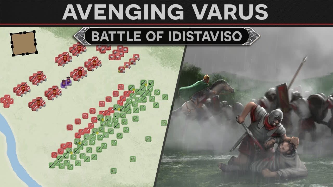 Avenging Varus - Battle of Idistaviso (16 AD) DOCUMENTARY