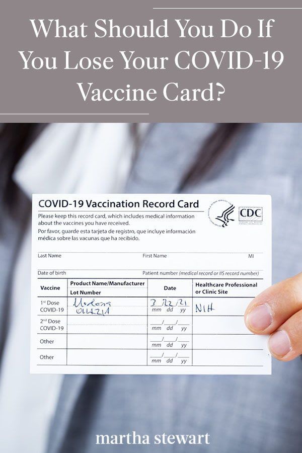 What Should You Do If You Lose Your COVID-19 Vaccine Card?