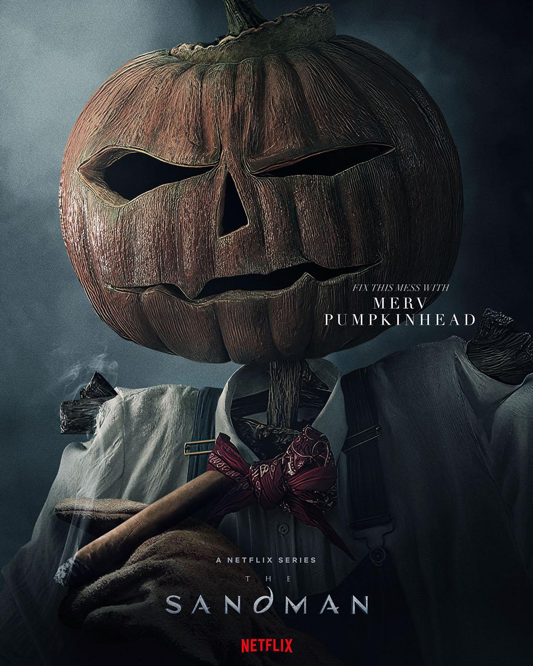 [Film/TV] THE SANDMAN poster. Featuring Merv Pumpkinhead (Mark Hamill)