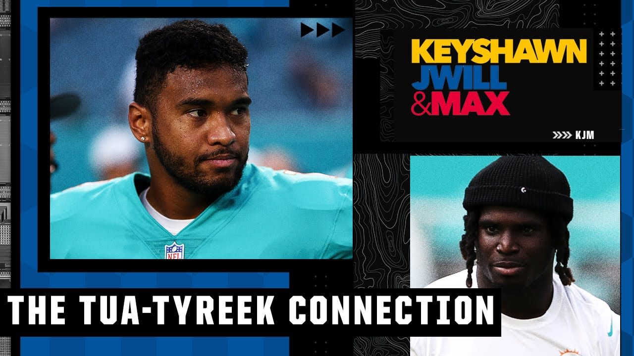 Tua Tagovailoa connected with Tyreek Hill on the 1st play of the Dolphins' preseason game 🏈 | KJM