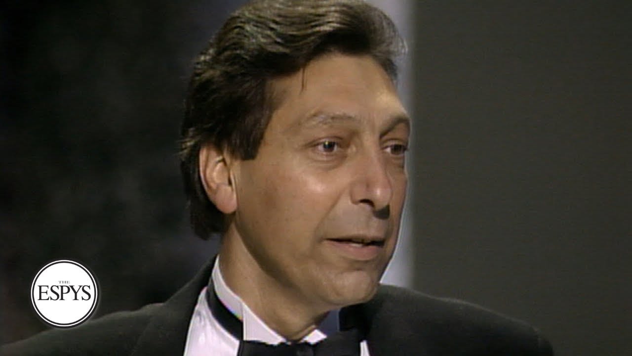 Jim Valvano's inspiring ‘Don’t give up ... Don’t ever give up!’ speech at The ESPYS | ESPN Archive