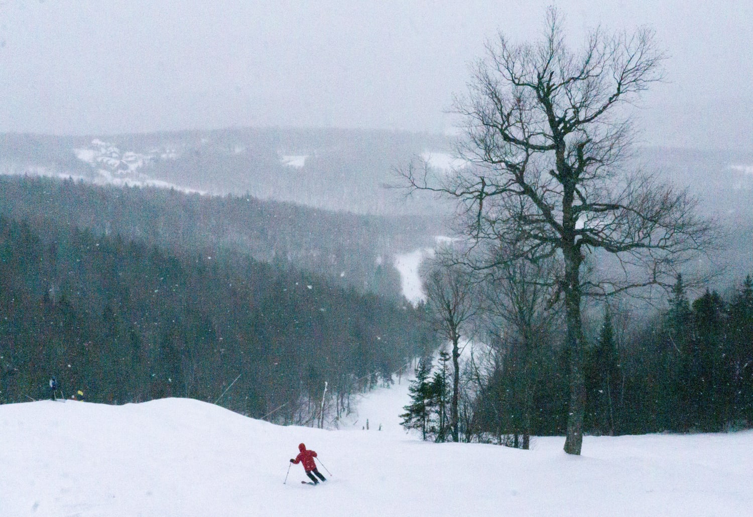 Skiing in a real life snow globe | Sunday River | Maine | USA