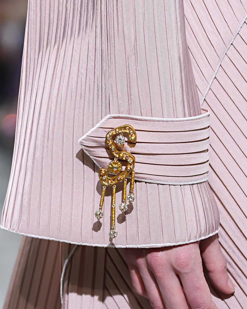 S is for @Schiaparelli Delicate details spotted on the runway during the label's haute couture show in January. by
