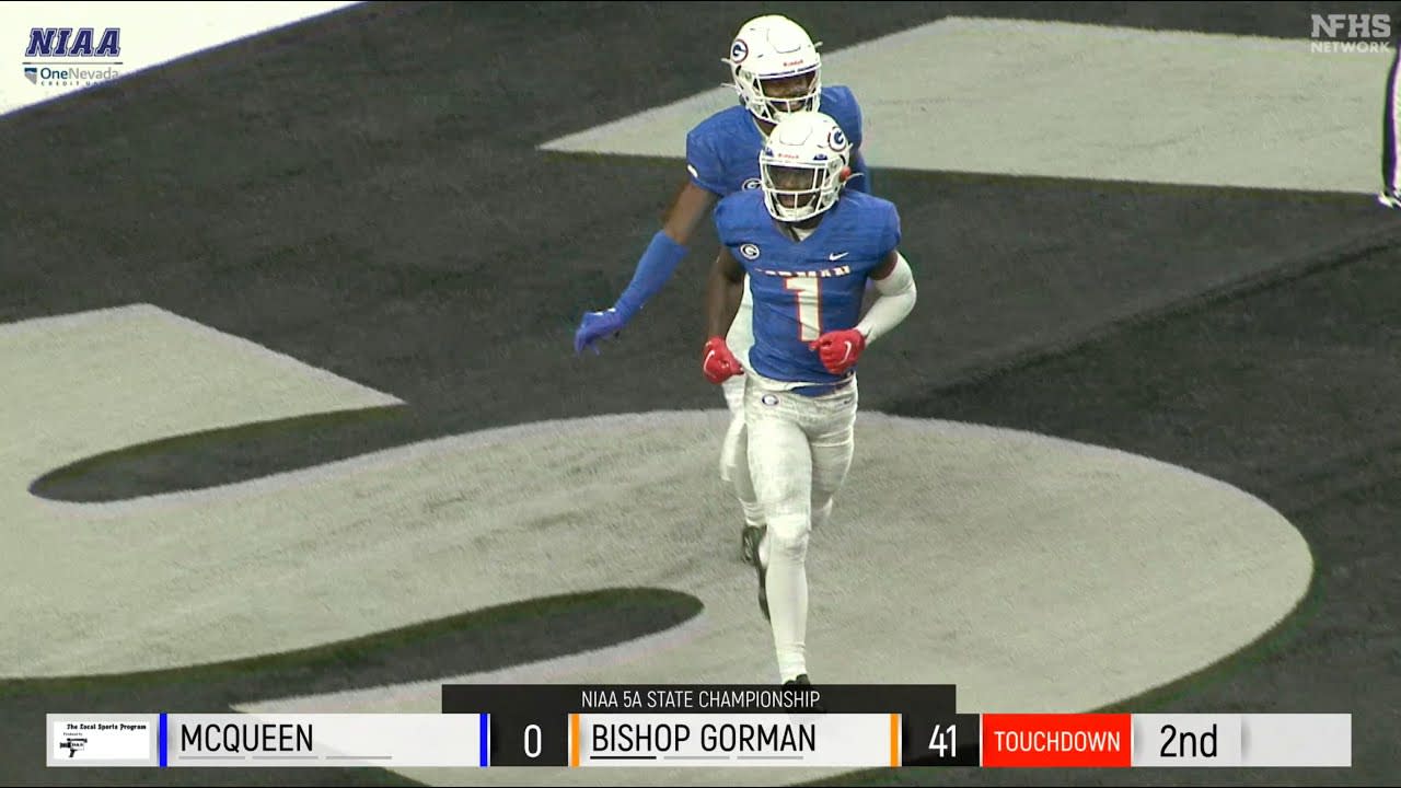 HIGHLIGHTS: Bishop Gorman beats McQueen 56-7 in Nevada 5A state championship