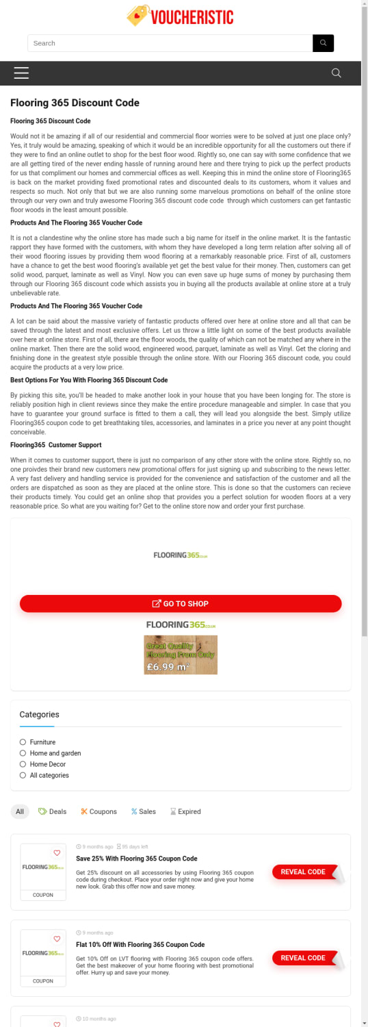 Techelectronicmn: Flooring365 Voucher Code