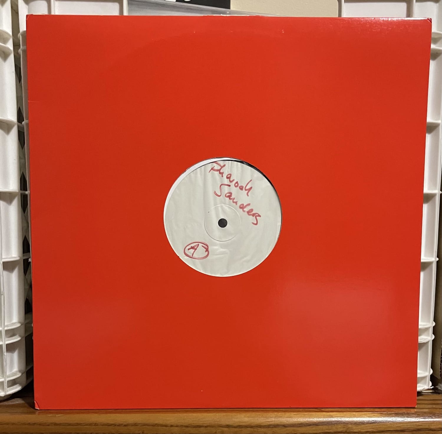 A test pressing of Pharoah Sanders’ “Karma” arrived in the mail today