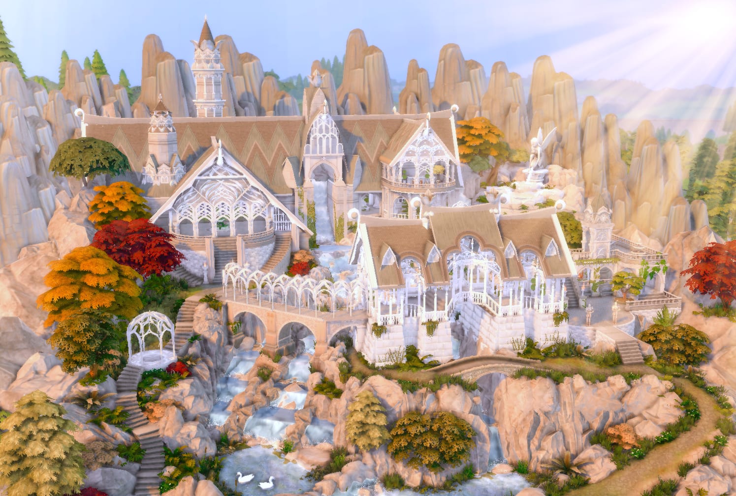 Rivendell from Lord of the Rings, built without CC :)