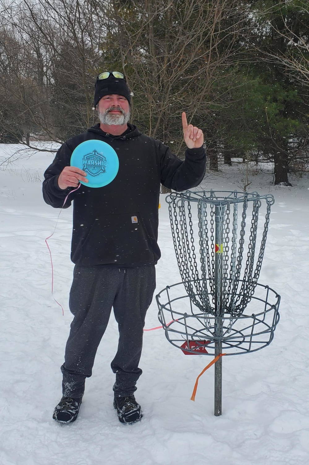 Played my first game of disc golf 15 years ago. Today I FINALLY got my first ace. Hole 12, Magnolia/Acer at the arboretum in Guelph.