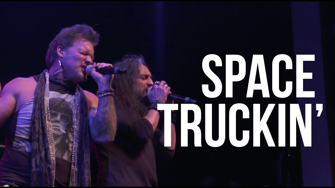 Deep Purple "Space Truckin'" cover by Chris Jericho, Arejay Hale + Metal Allegiance live